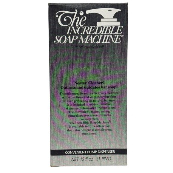 Vintage Village Bath Products The Incredible Soap Machine 1986 Hand Soap - Picture 6 of 6